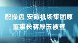 配操盘 安徽机场集团原董事长蒋厚玉被查