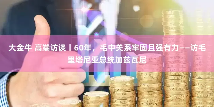 大金牛 高端访谈丨60年，毛中关系牢固且强有力——访毛里塔尼亚总统加兹瓦尼