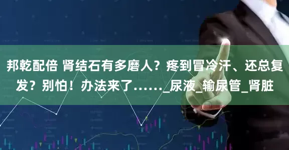 邦乾配倍 肾结石有多磨人？疼到冒冷汗、还总复发？别怕！办法来了……_尿液_输尿管_肾脏