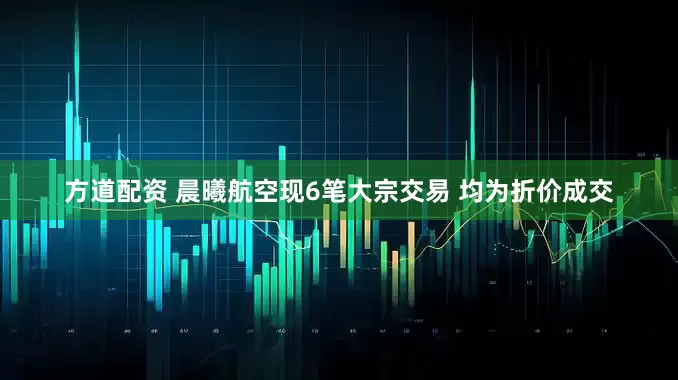 方道配资 晨曦航空现6笔大宗交易 均为折价成交